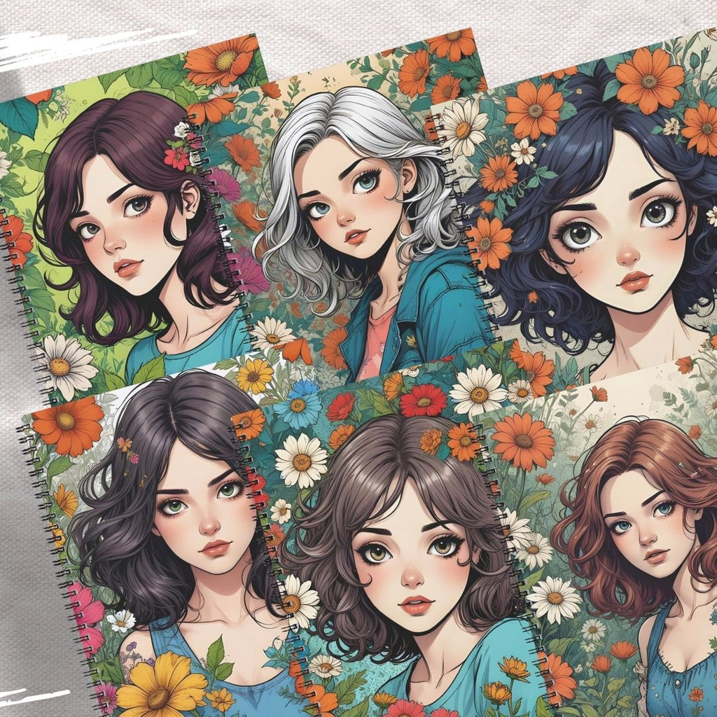 Floral Notebooks for Women