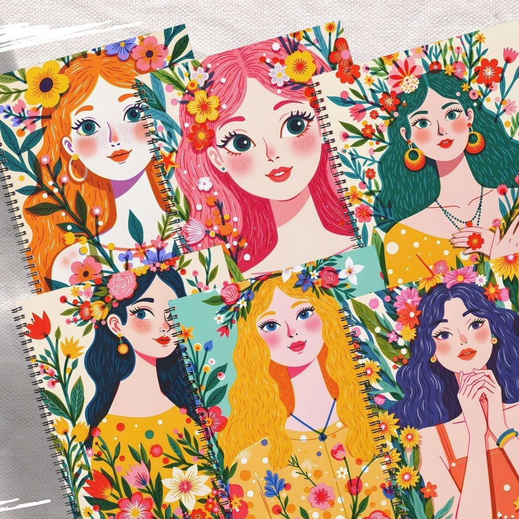 Floral Notebooks for Women