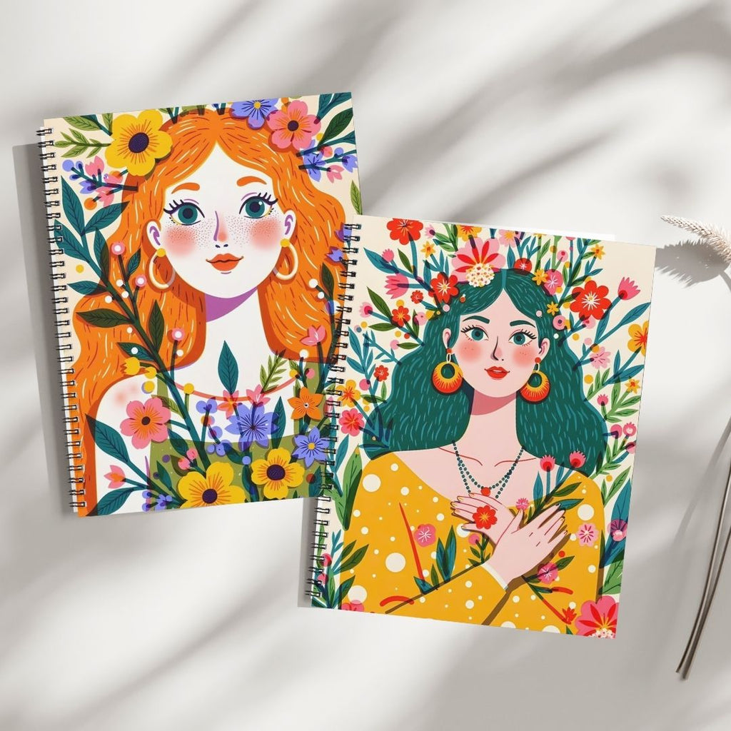 Floral Notebooks for Women