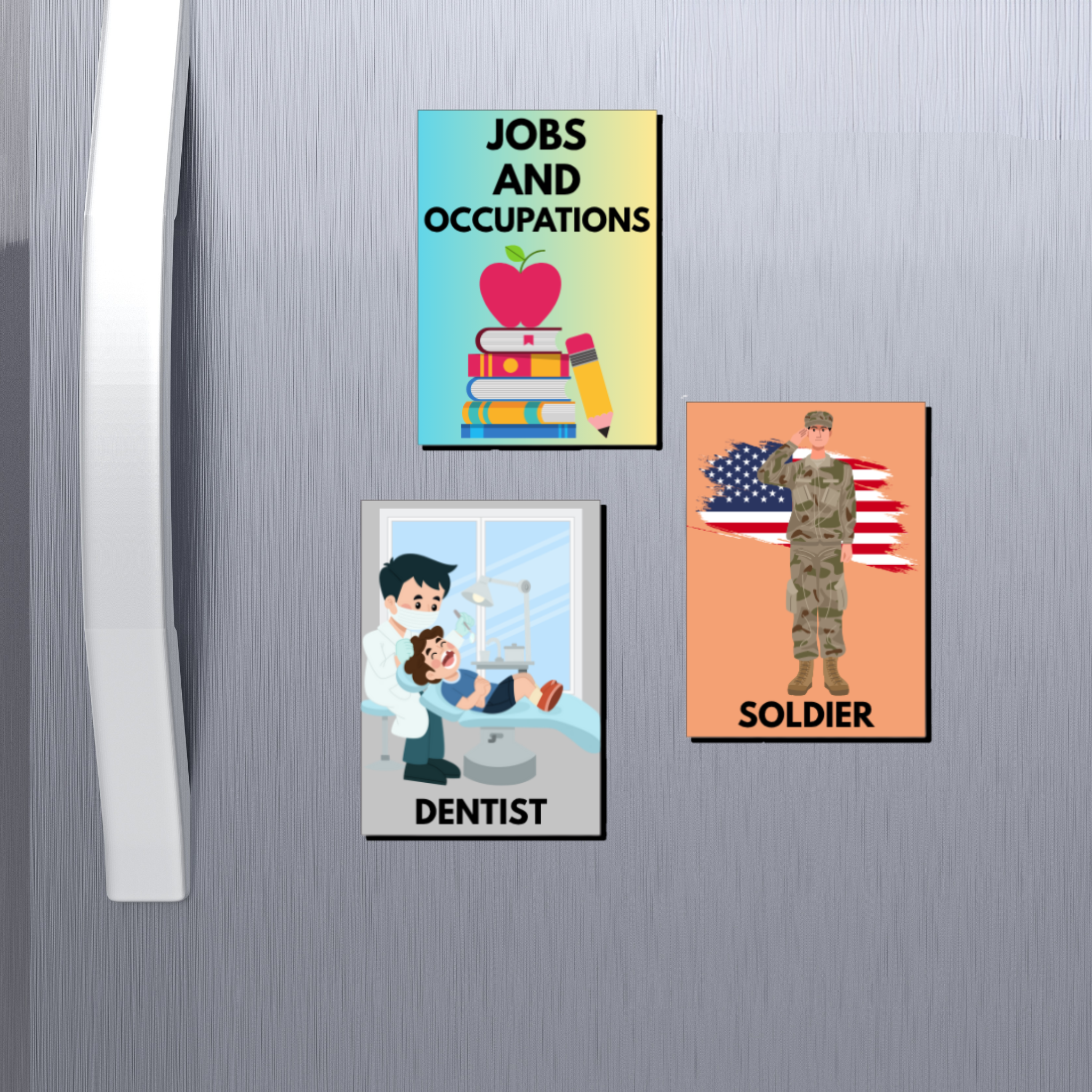 Career-Themed Fridge Magnets for Kids