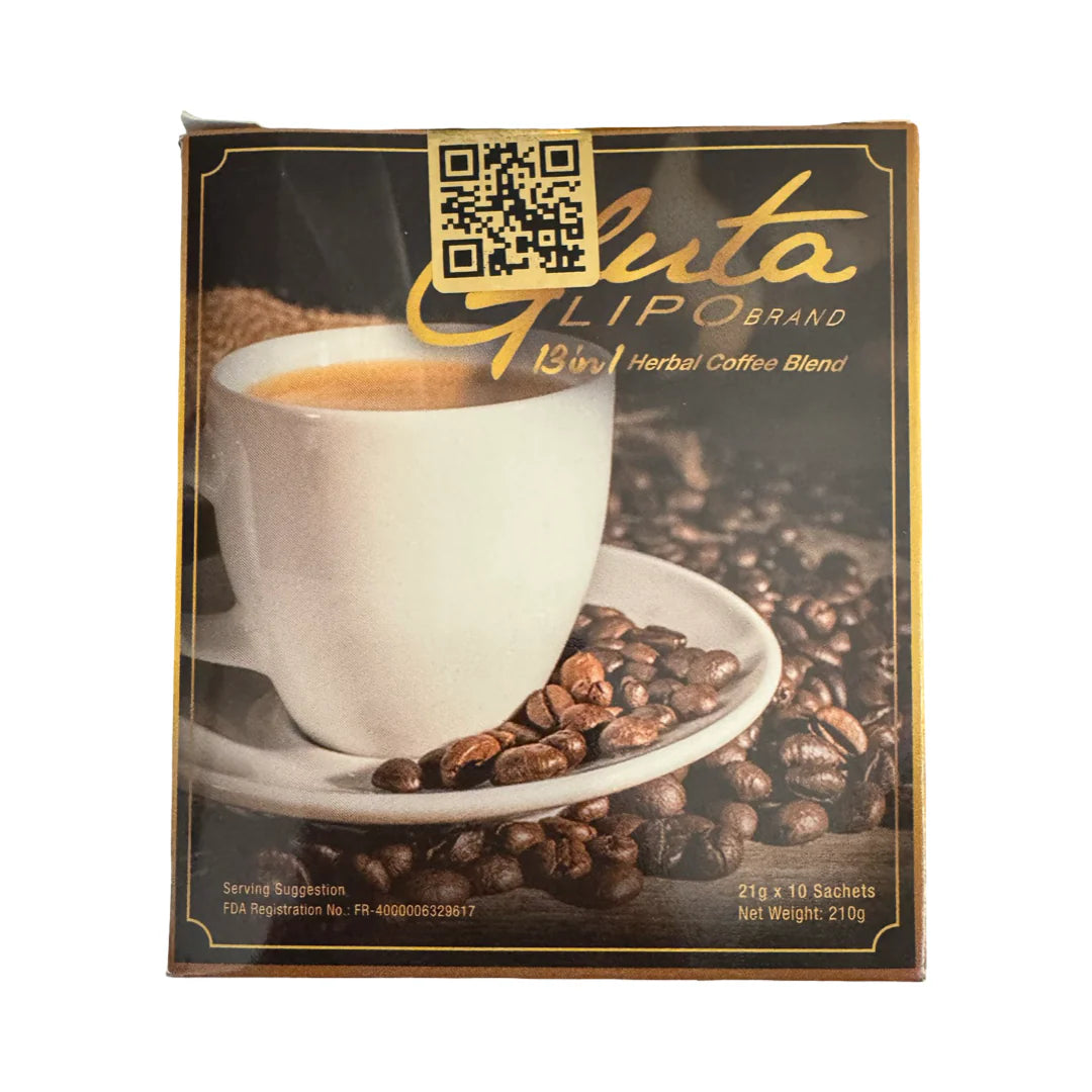 13-in-1 Glutalipo Coffee - 10 Sachet