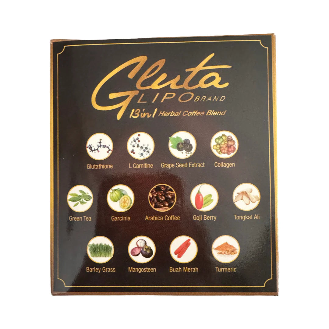13-in-1 Glutalipo Coffee - 10 Sachet