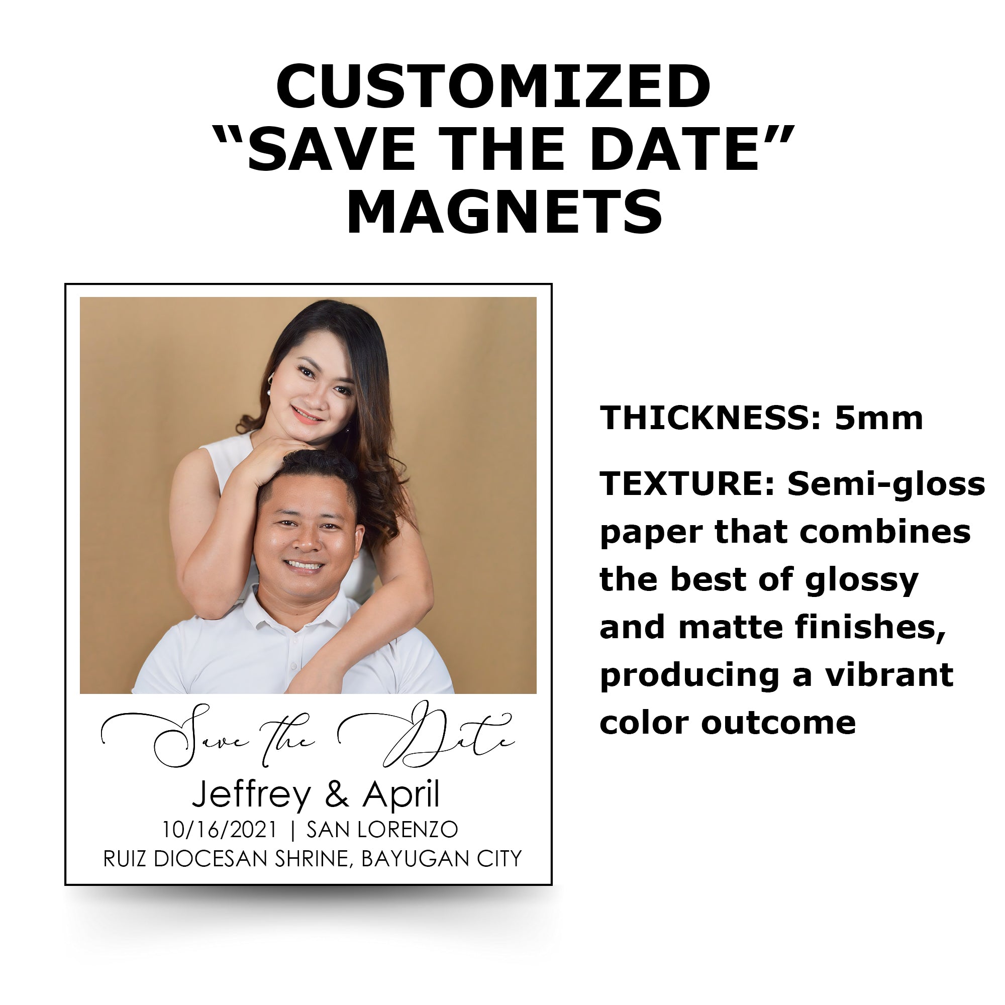Save the Date Magnet