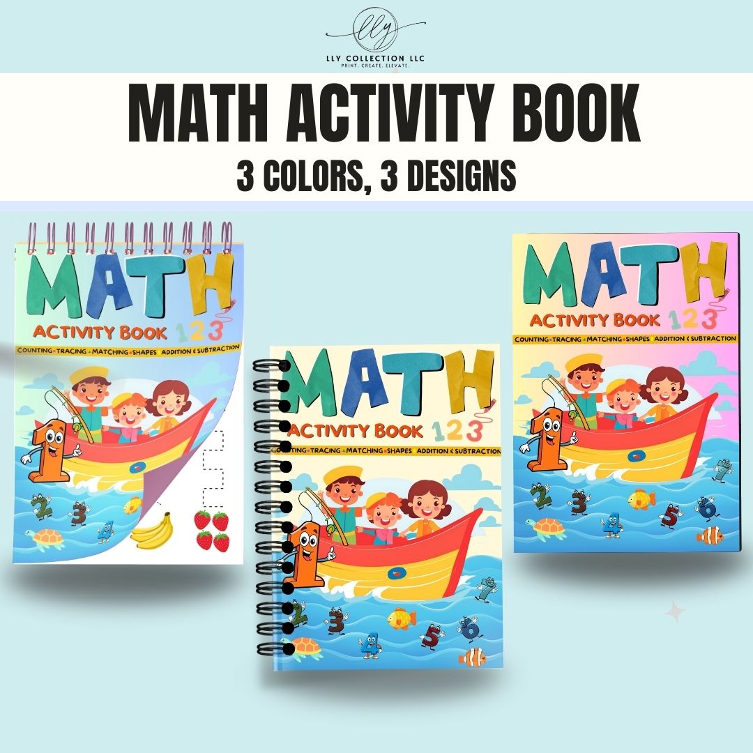 Kids Math Activity Book