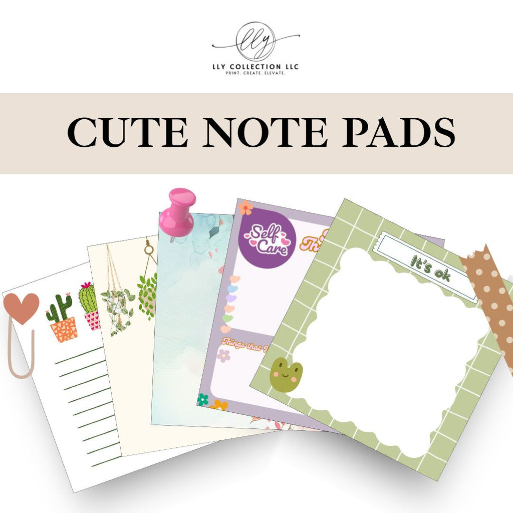 Cute Notes Pad 3x3