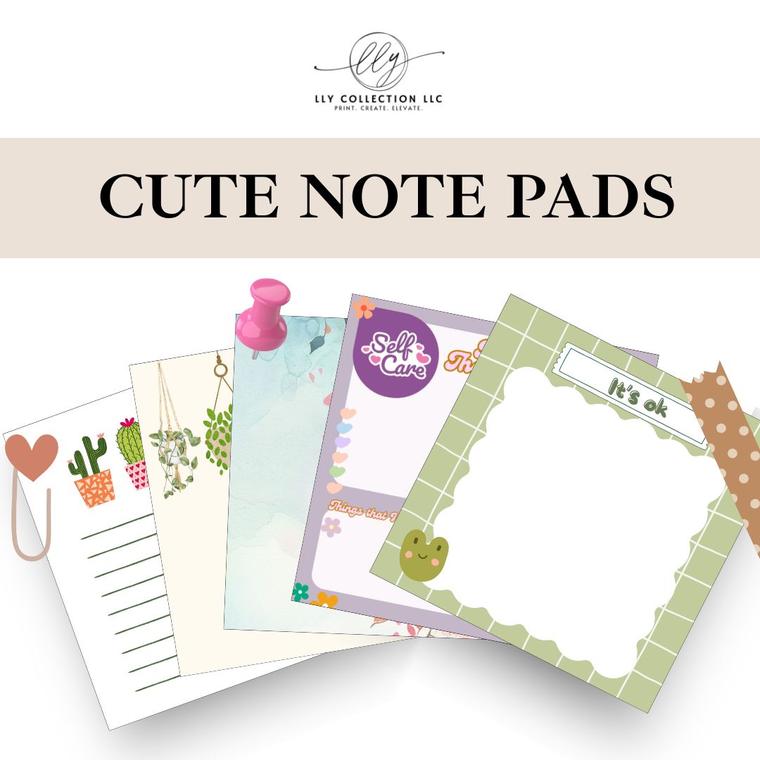 Cute Notes Pad 3x3