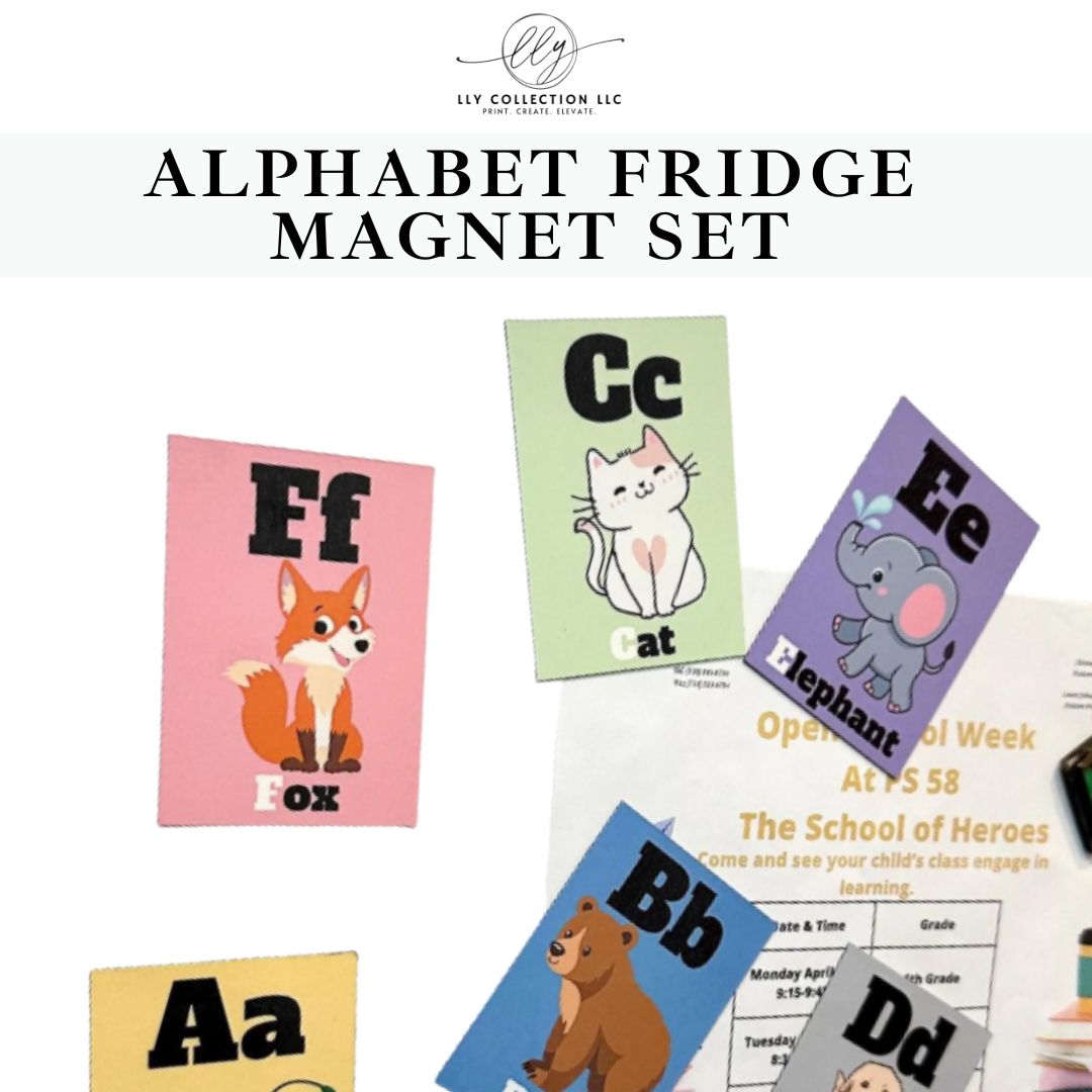 Kids Alphabet Ref Magnet
