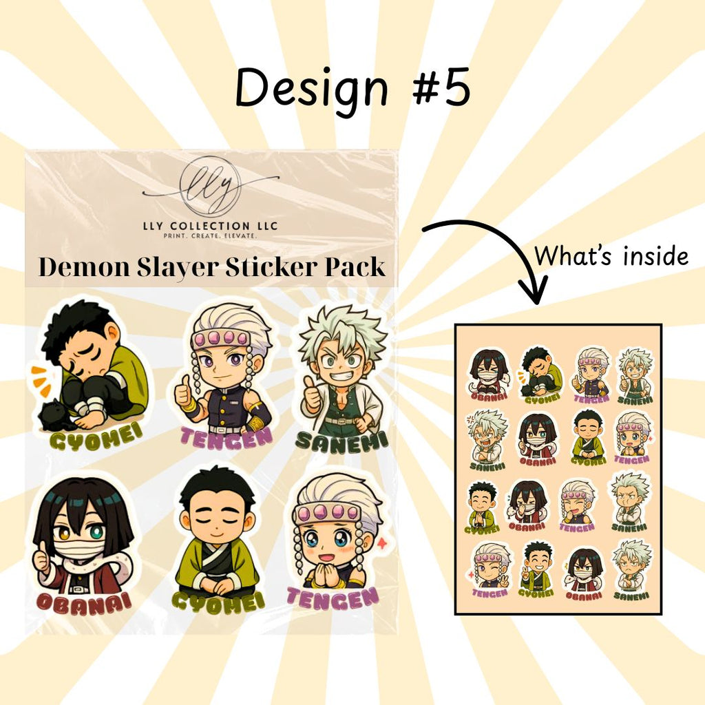 Demon Slayer Sticker Pack- Collection 1