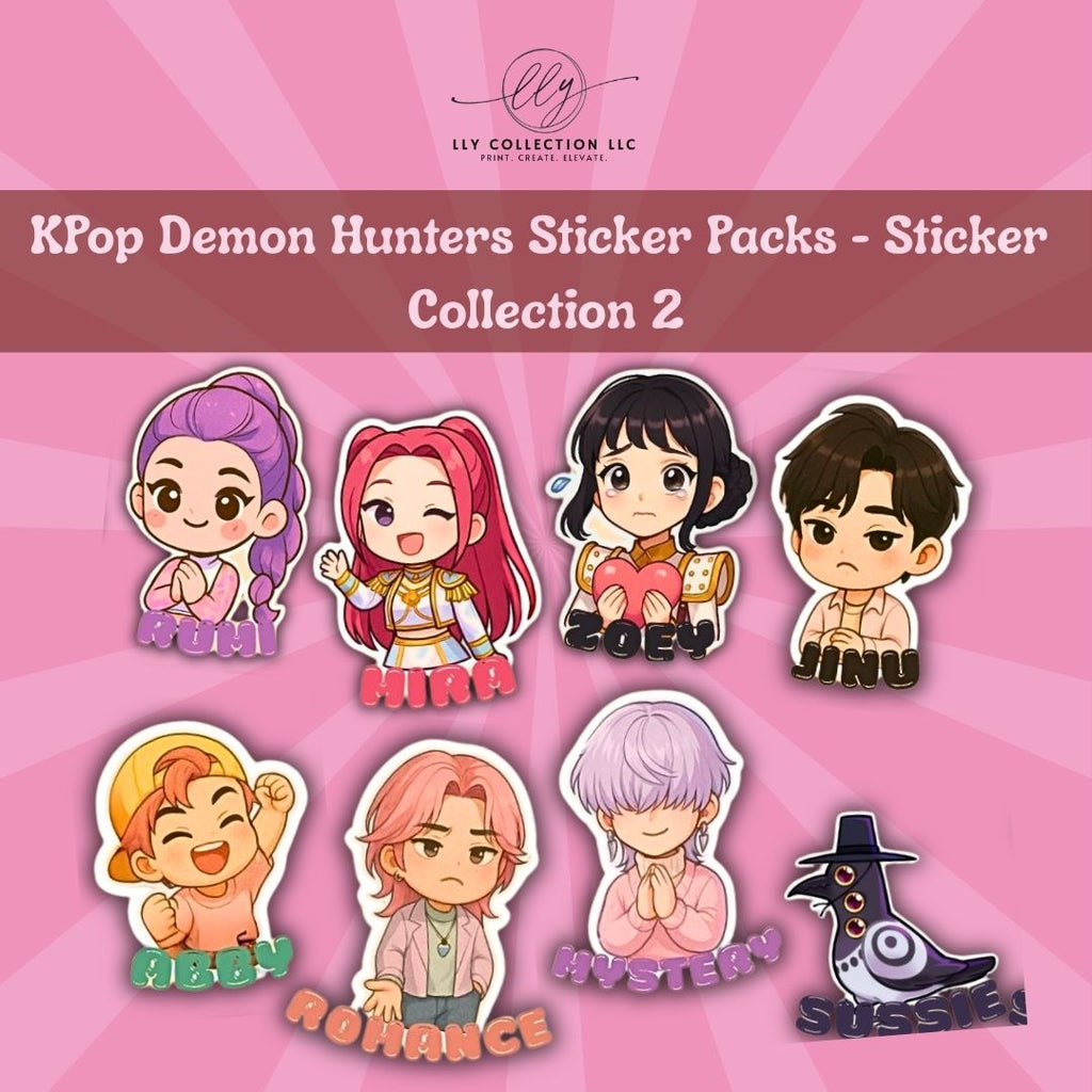 KPop Demon Hunters Sticker Packs- Sticker Collection 2