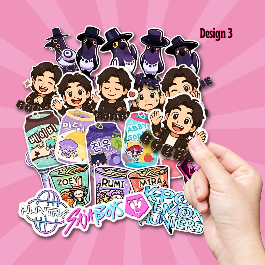 KPop Demon Hunters Sticker Packs- Sticker Collection 2