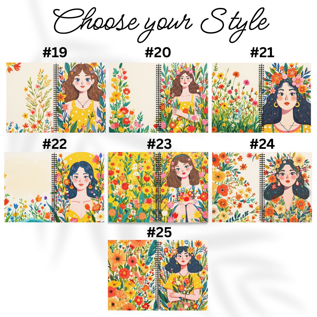 Floral Notebooks for Women