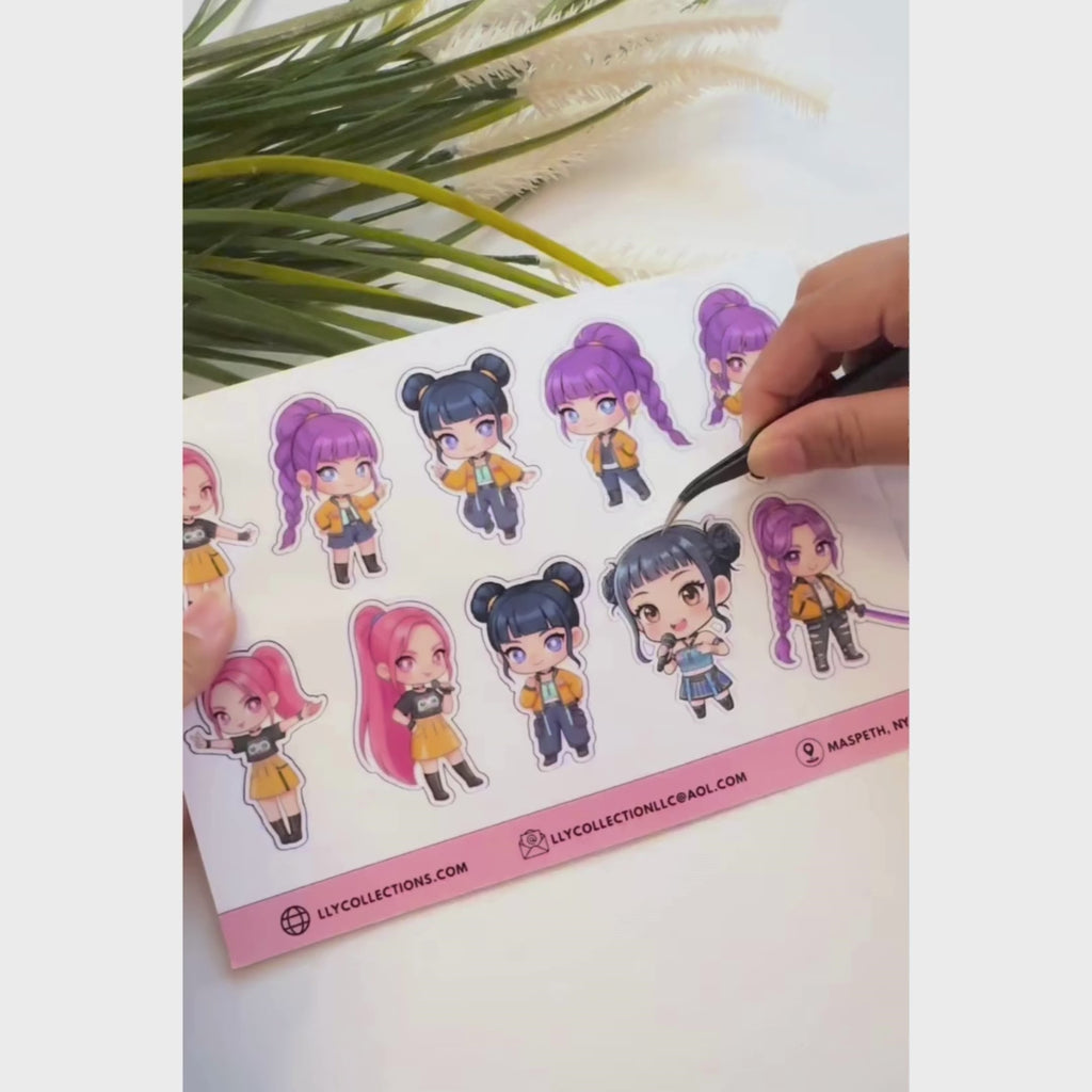 KPop Demon Hunters Sticker Packs- Sticker Collection 4