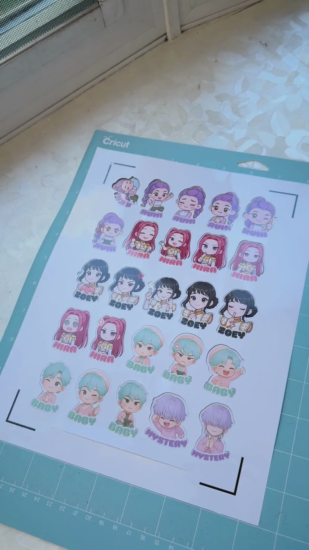KPop Demon Hunters Sticker Packs- Sticker Collection 4