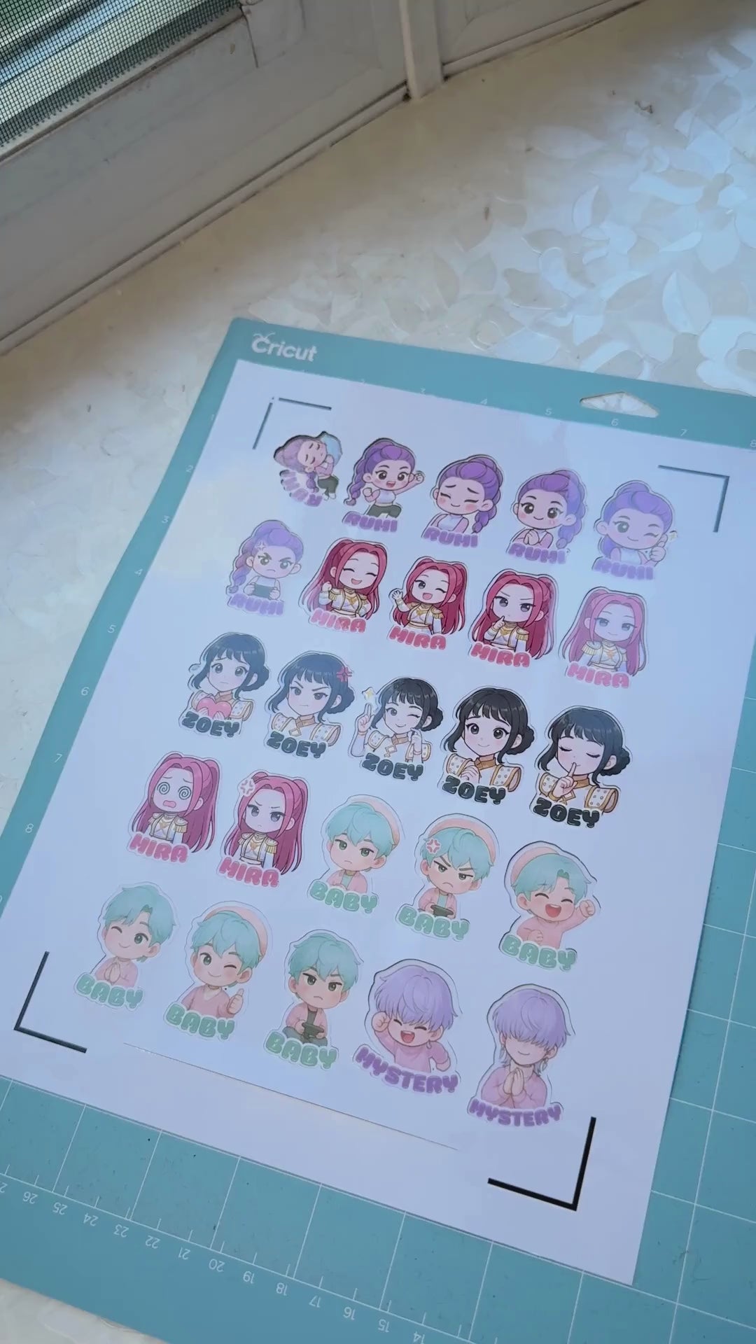 KPop Demon Hunters Sticker Packs- Sticker Collection 4